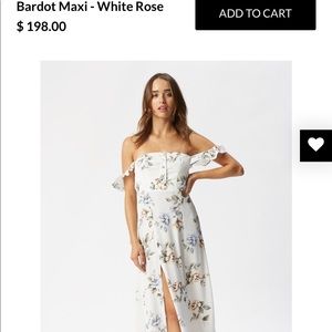 Flynn Skye off shoulder maxi dress